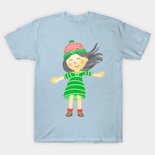 Happy girl. T-Shirt